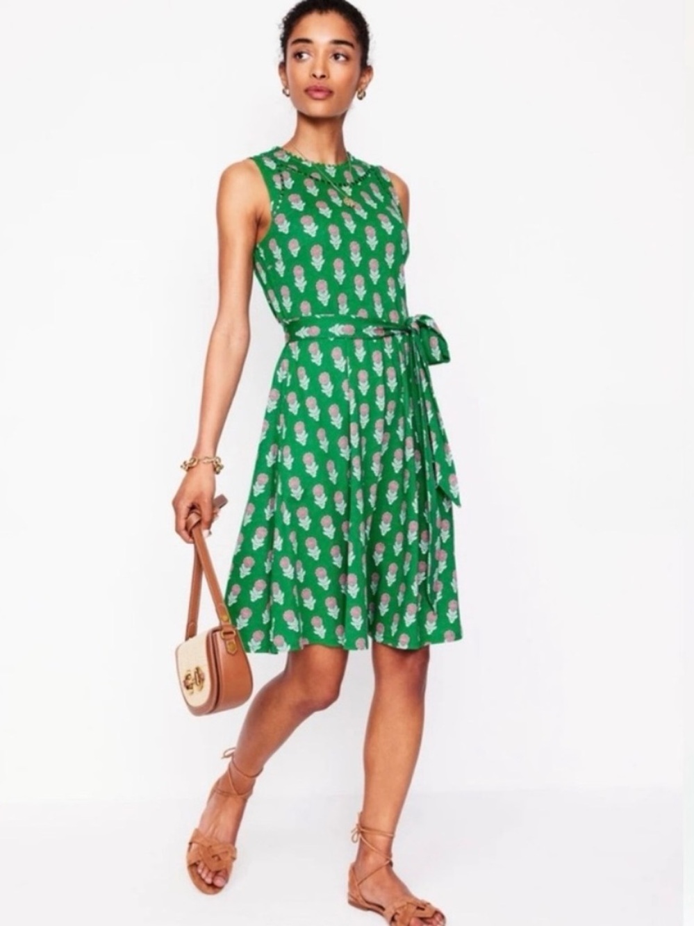 Boden Mila Short Jersey Dress - Picture 3 of 9